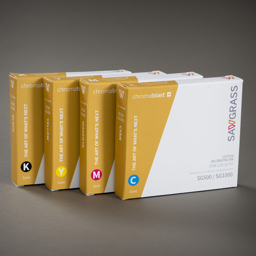Sawgrass Chromablast HD Ink for Virtuoso SG500/SG1000 for Use on Cotton