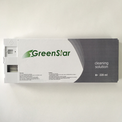 Greenstar Cleaning Cartridge for Roland Water Based Pigment Printers 220ml