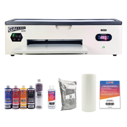 Refurbished Gallery DTF printer 1390R - with Inks, DTF Powder, DTF Film and PC Software