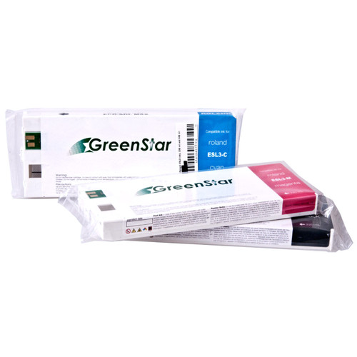 Greenstar Inks for Roland ESL3 Eco-Sol Max Printers