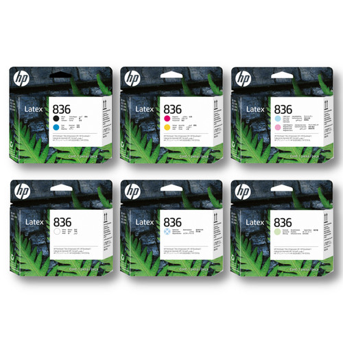 HP 836 Printhead Set for Latex 630 W Printer