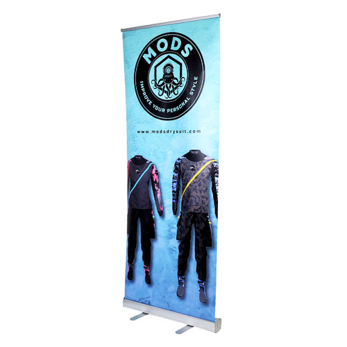 USCutter Basic 31.5in Retractable Roll Up Banner Stand with Carry Case