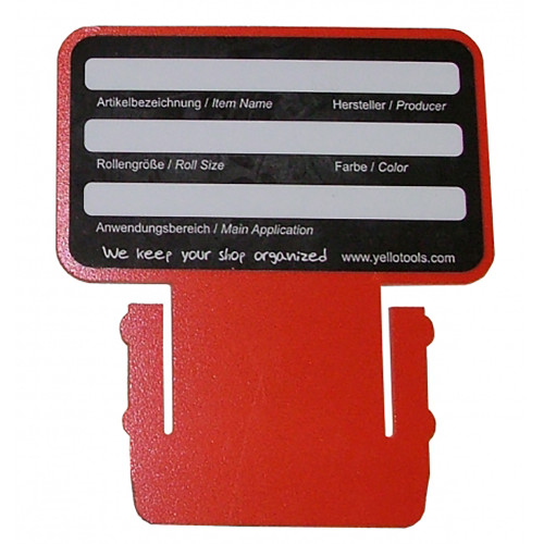 Yellotools MediaCard Rewritable Vinyl Roll Labels
