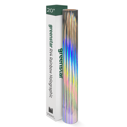 Greenstar RV4 Rainbow Holographic Chrome Vinyl 20" x 50yd for Roland BN and BN2 Printers